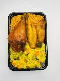 Item 7 rice with chicken